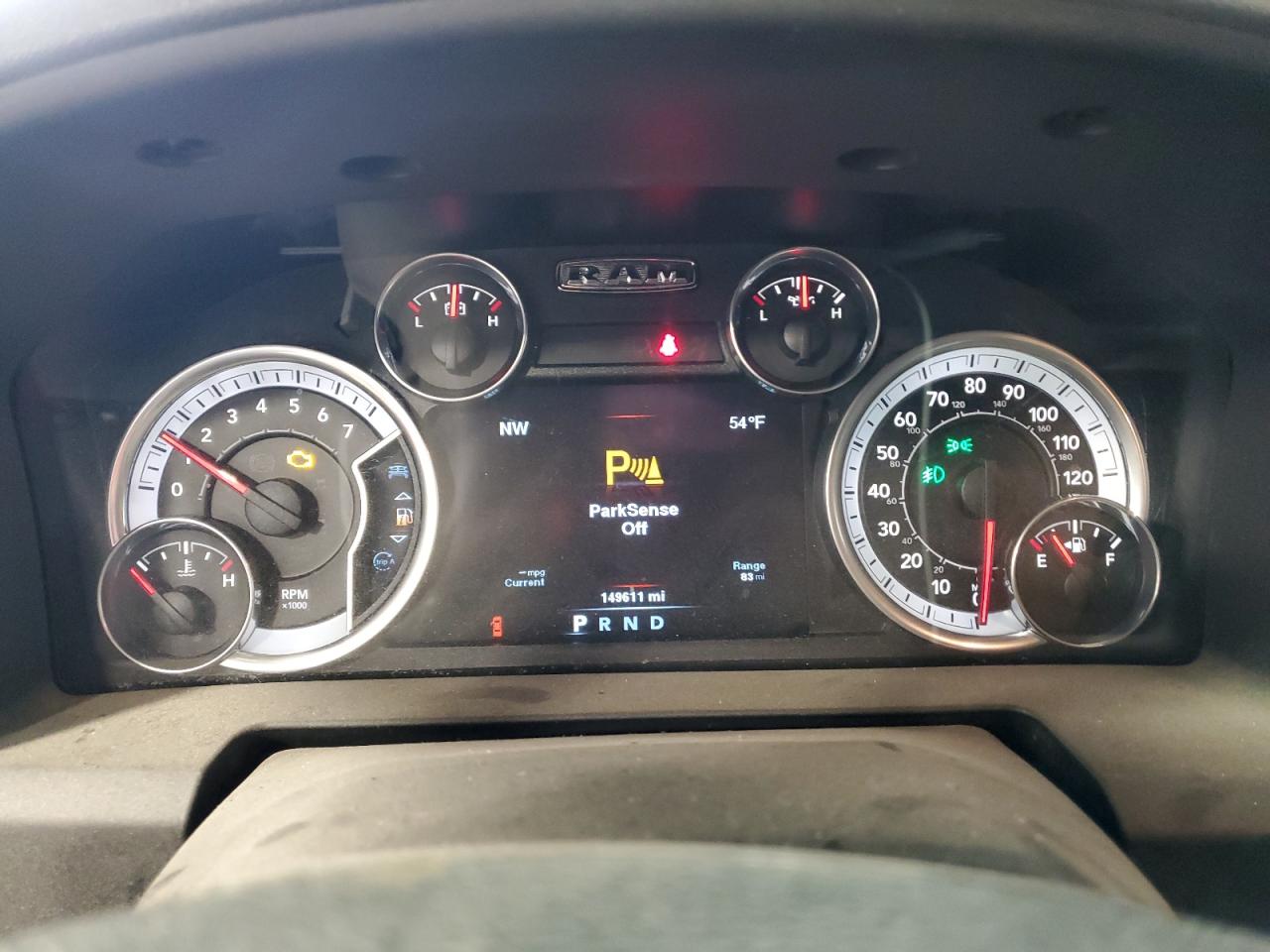 2014 RAM 1500 VIN 1C6RR7TT0ES256105 Copart auction photo, rear end damage thumbnail 9