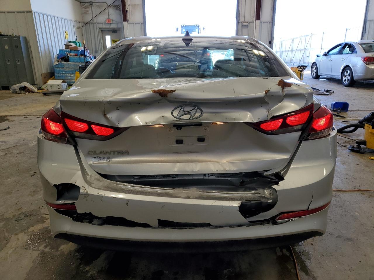 2017 Hyundai Elantra VIN 5NPD84LF6HH052927 Copart auction photo, rear end / minor dent/scratches damage thumbnail 6