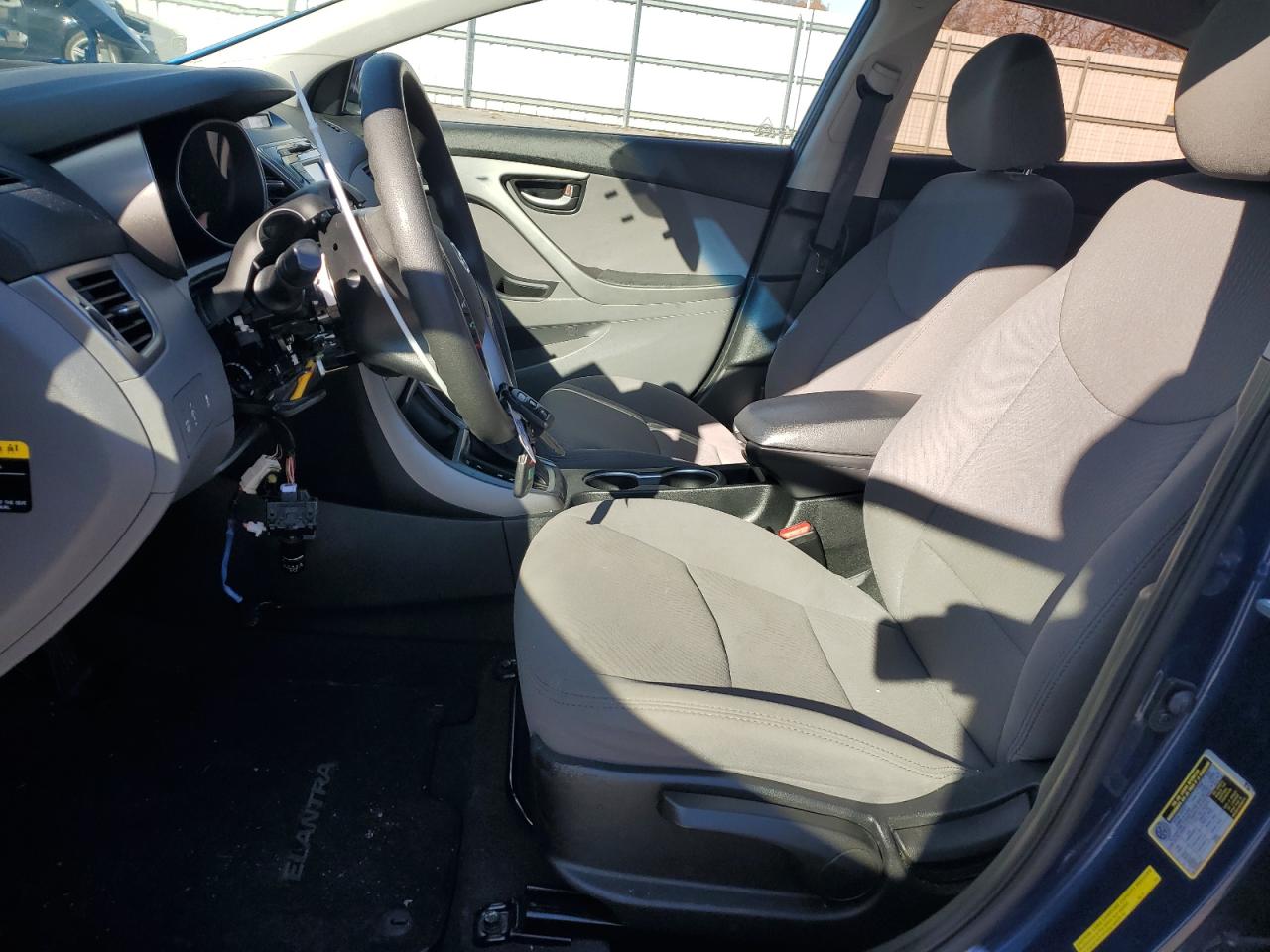 2015 Hyundai Elantra VIN 5NPDH4AEXFH571146 Copart auction photo, front end / vandalism damage thumbnail 7