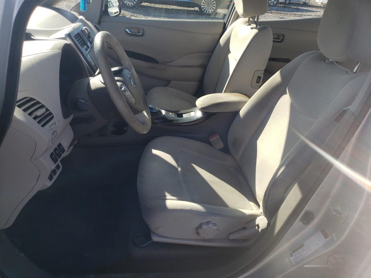 2012 Nissan Leaf VIN JN1AZ0CP5CT017580 Copart auction photo, front end / rear end damage thumbnail 7