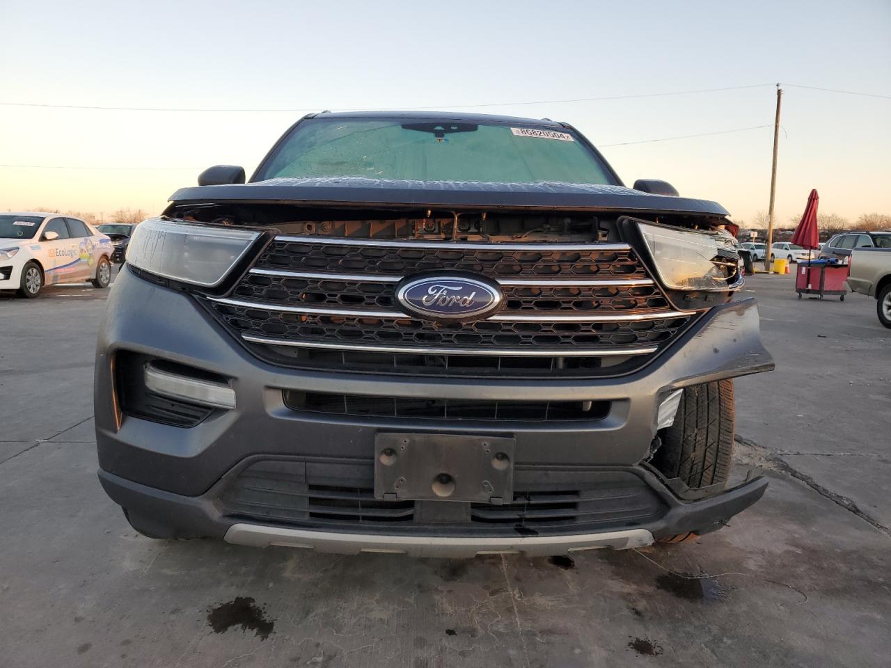 2020 Ford Explorer VIN 1FMSK7DH8LGB04030 Copart auction photo, all over damage thumbnail 5