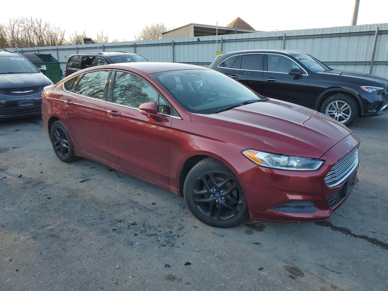 2015 Ford Fusion VIN 3FA6P0H76FR108208 Copart auction photo, side damage thumbnail 4