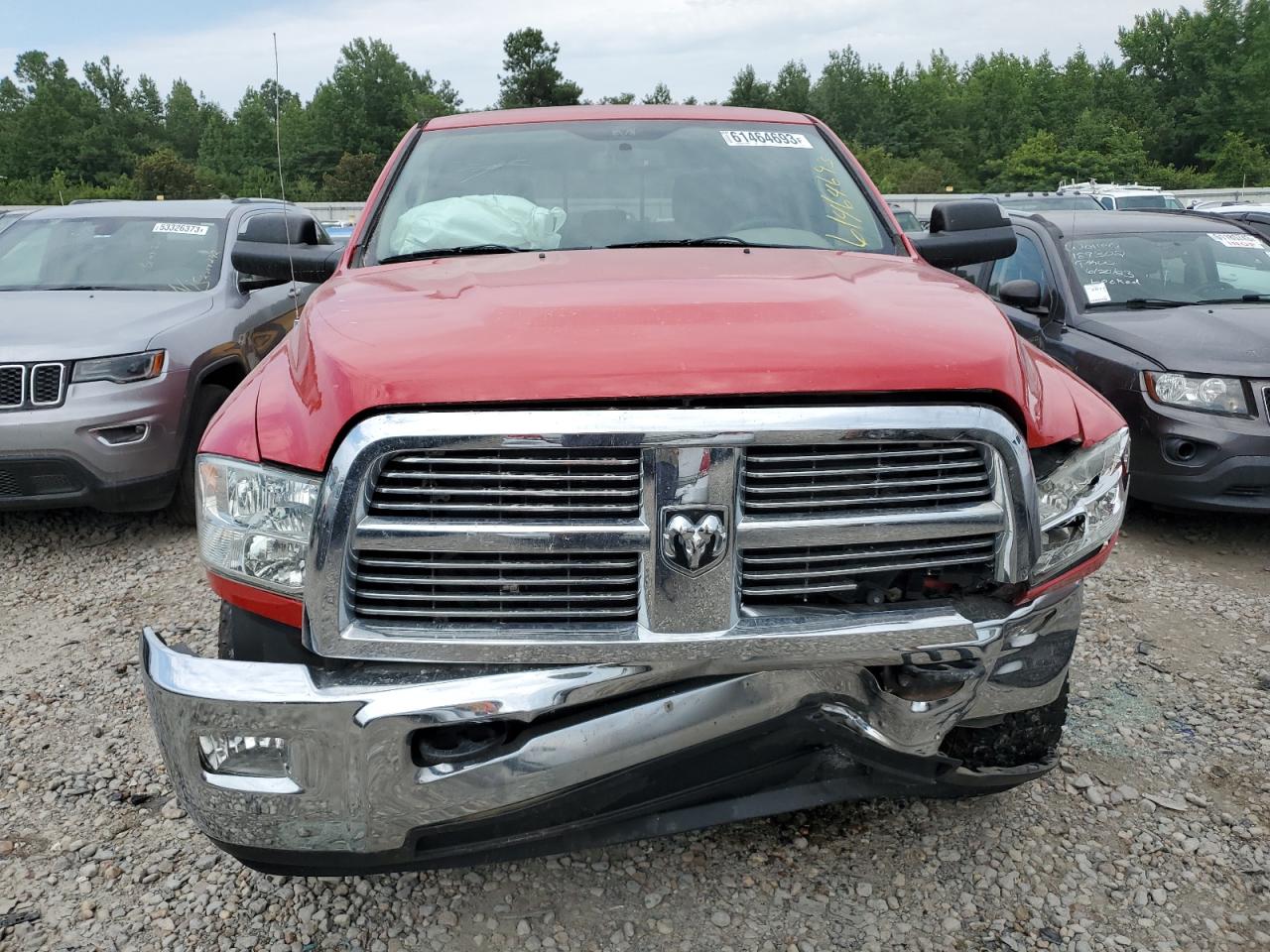 2012 Dodge RAM VIN 3C6UD5DLXCG333224 Copart auction photo, front end damage thumbnail 5