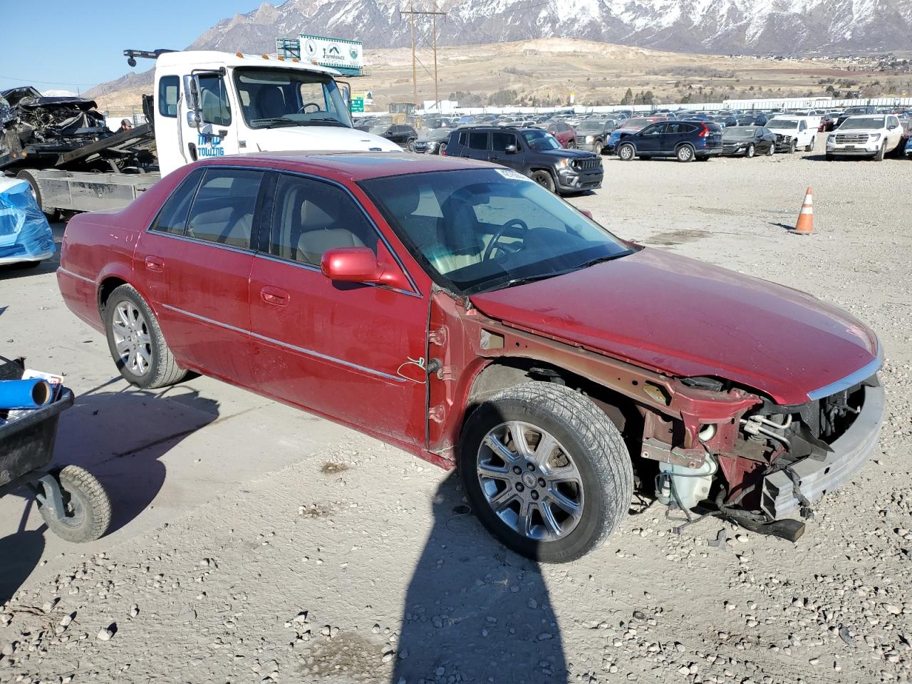 2008 Cadillac DTS VIN 1G6KD57Y48U119036 Copart auction photo, front end damage thumbnail 4