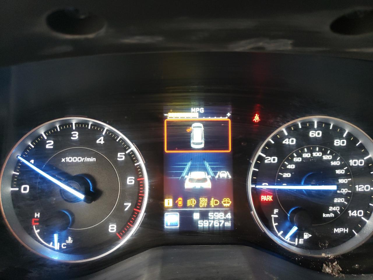 2019 Subaru Ascent VIN 4S4WMAPD2K3418733 Copart auction photo, vandalism / front end damage thumbnail 9