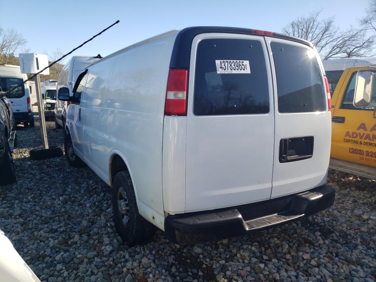 2006 Chevrolet Express VIN 1GCGG25V761193986 Copart auction photo, front end / undercarriage damage thumbnail 2