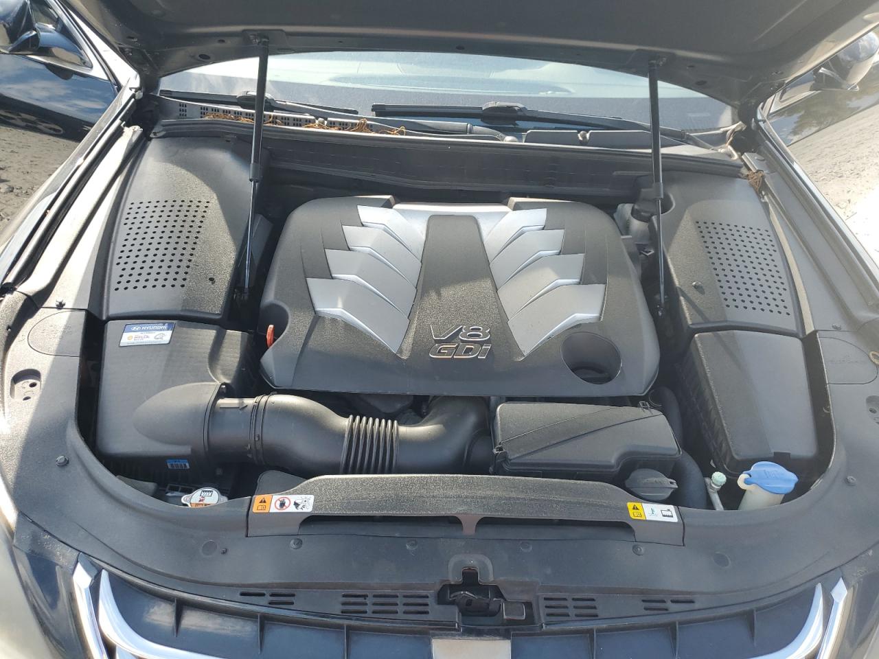 2013 Hyundai Equus VIN KMHGH4JH4DU059968 Copart auction photo, undercarriage / minor dent/scratches damage thumbnail 11