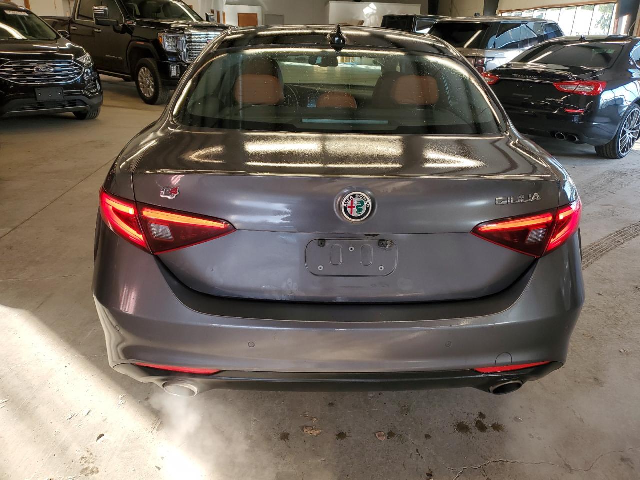 2018 Alfa Romeo Giulia VIN ZARFAEEN8J7570402 Copart auction photo, side damage thumbnail 6
