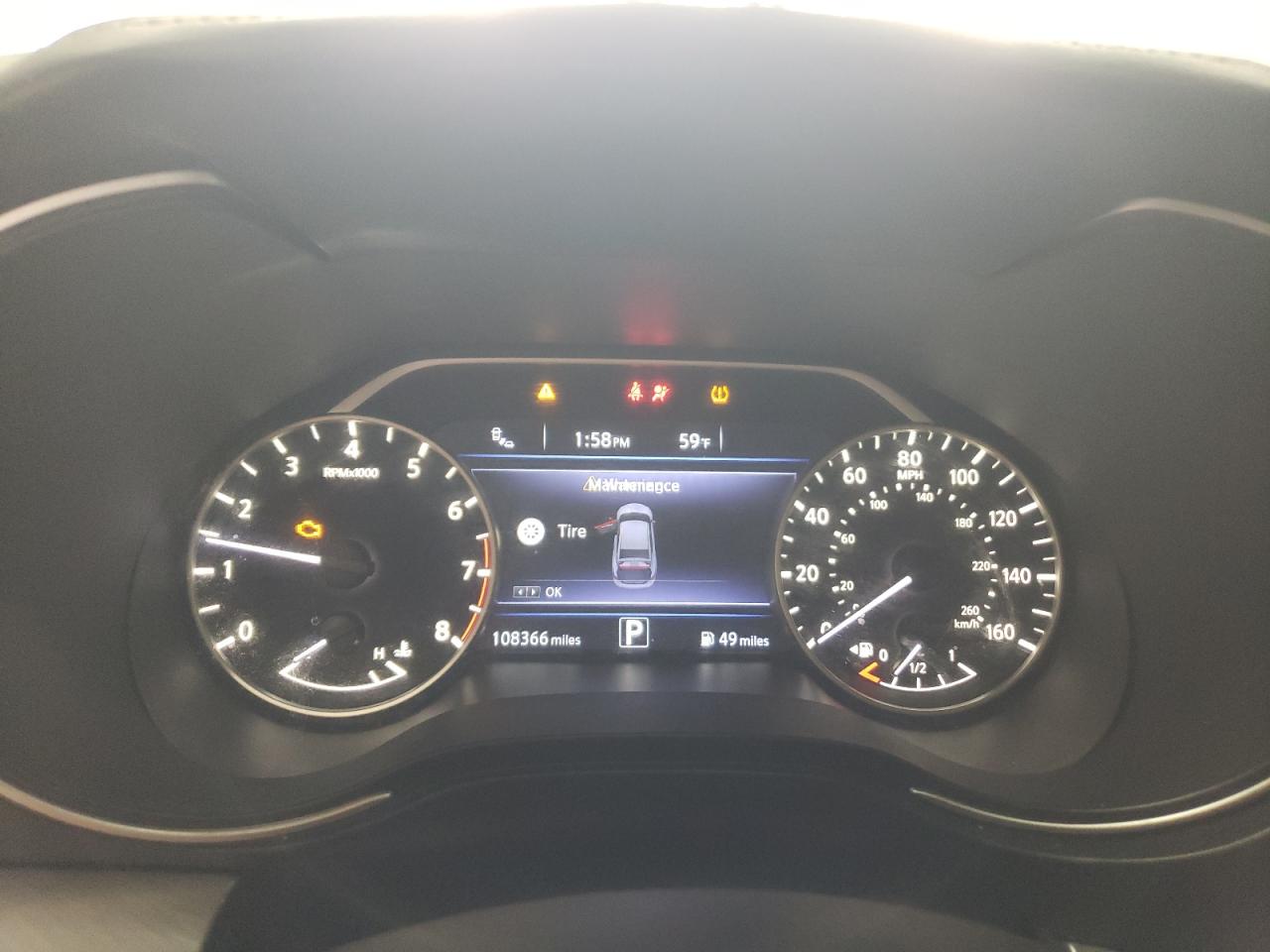 2016 Nissan Maxima VIN 1N4AA6AP0GC392878 Copart auction photo, all over damage thumbnail 9