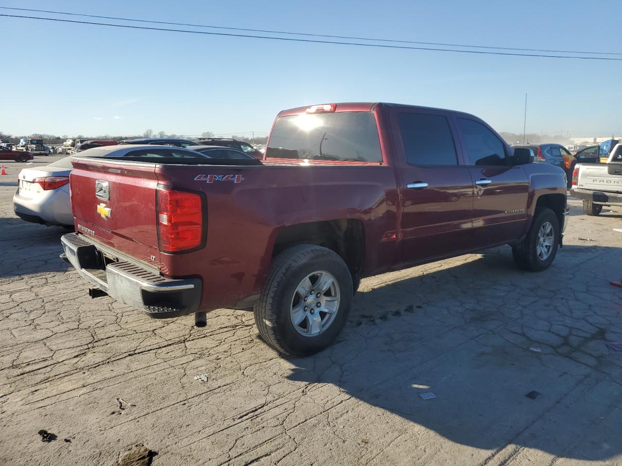 2014 Chevrolet Silverado VIN 3GCUKREC0EG199394 Copart auction photo, minor dent/scratches damage thumbnail 3