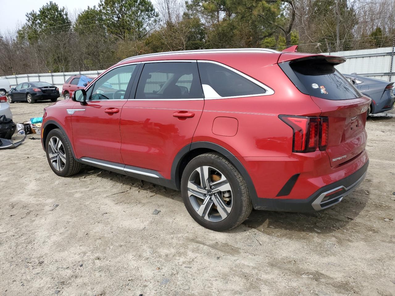 2023 KIA Sorento VIN KNDRHDLG7P5206400 Copart auction photo, side / minor dent/scratches damage thumbnail 2