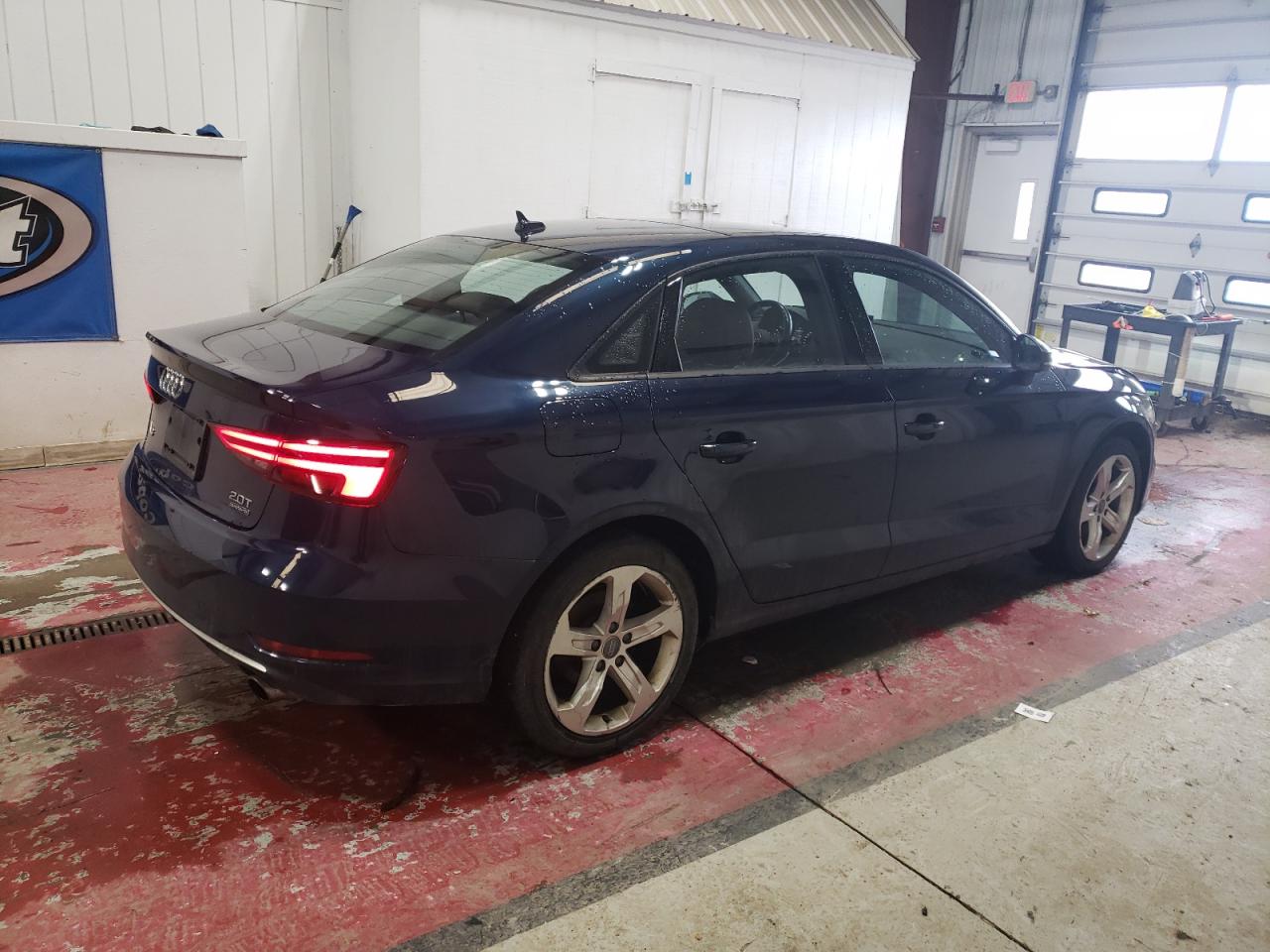 2017 Audi A3 VIN WAUB8GFF0H1010245 Copart auction photo, front end damage thumbnail 3