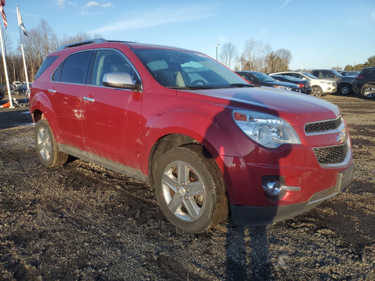 2014 Chevrolet Equinox VIN 2GNFLDE31E6378118 Copart auction photo, all over damage thumbnail 4
