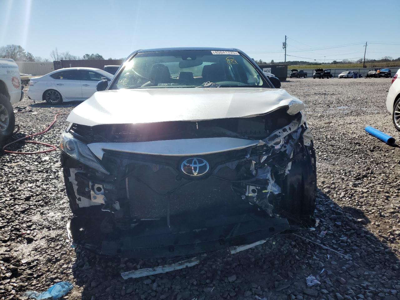 2018 Toyota Camry VIN 4T1B61HK8JU007920 Copart auction photo, front end damage thumbnail 5