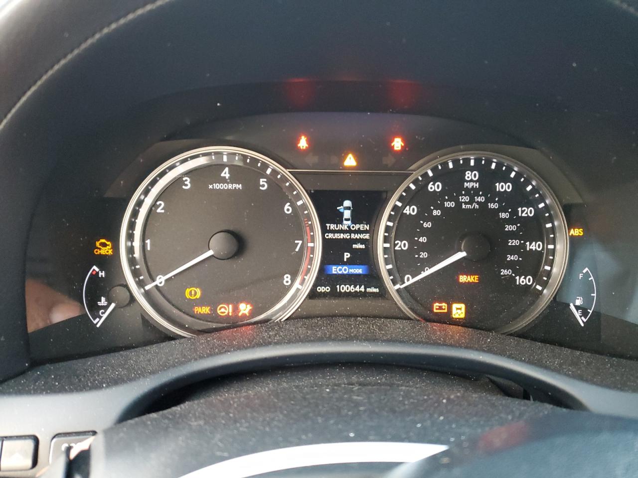 2014 Lexus GS VIN JTHCE1BL4E5028338 Copart auction photo, front end / side damage thumbnail 9