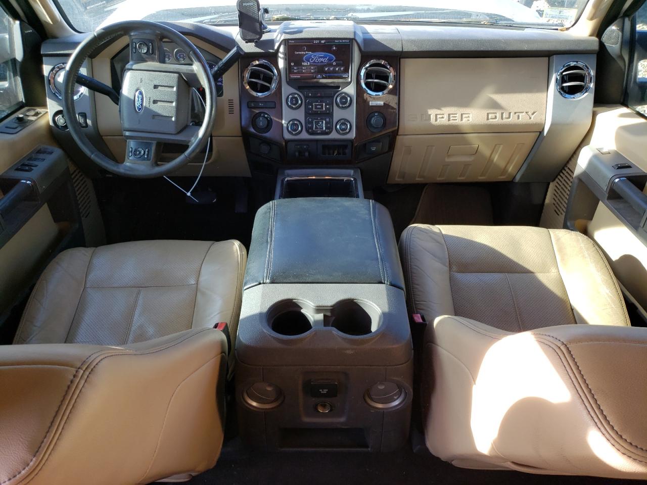 2014 Ford F250 VIN 1FT7W2B66EEB17912 Copart auction photo, front end / side damage thumbnail 8