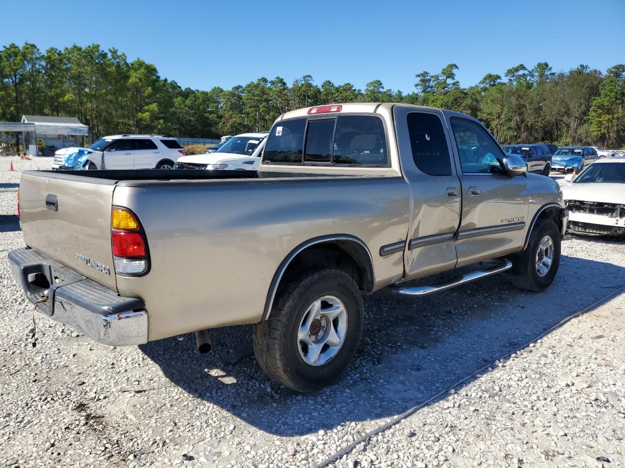 2001 Toyota Tundra VIN 5TBRN34141S175405 Copart auction photo, side / front end damage thumbnail 3