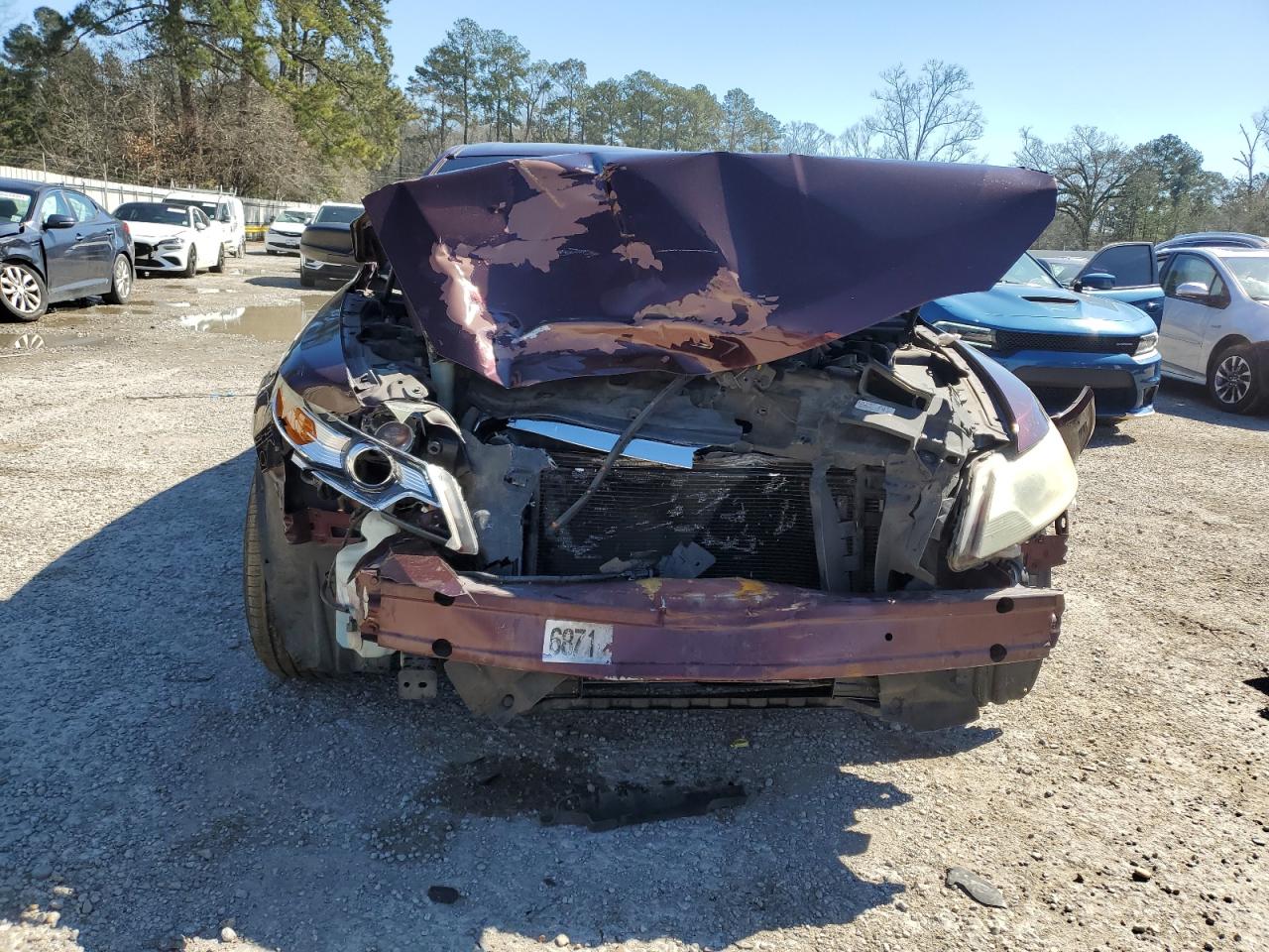 2011 Ford Taurus VIN 1FAHP2DW4BG158138 Copart auction photo, front end damage thumbnail 5