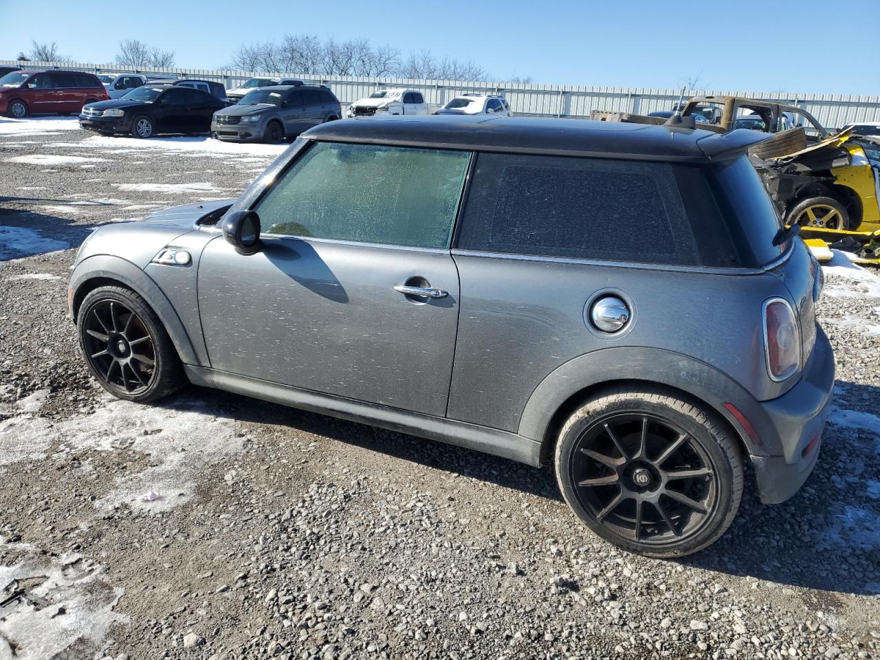 2009 MINI Cooper VIN WMWMF73599TT96681 Copart auction photo, front end / rear end damage thumbnail 2