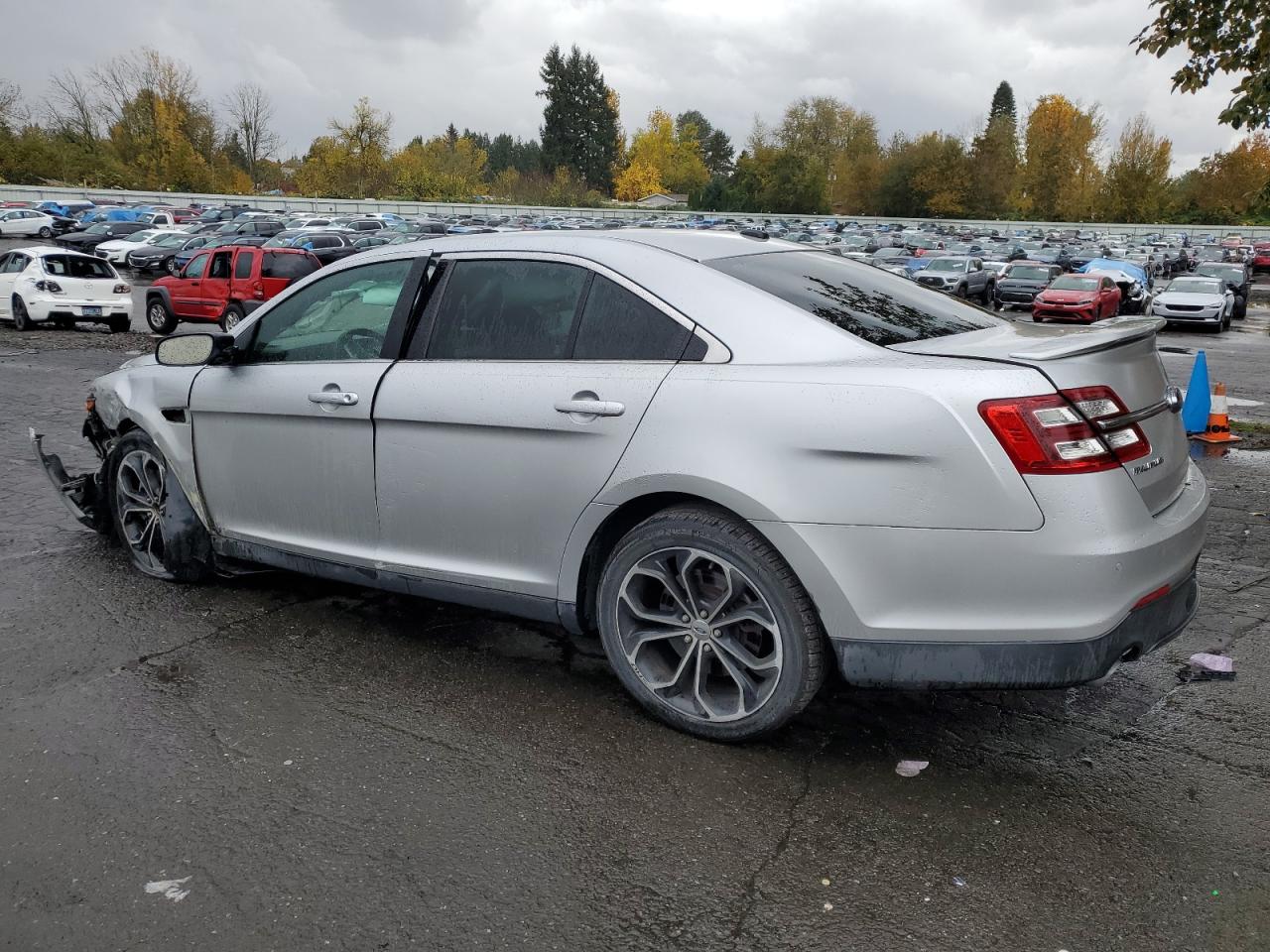 2013 Ford Taurus VIN 1FAHP2KTXDG172475 Copart auction photo, front end damage thumbnail 2