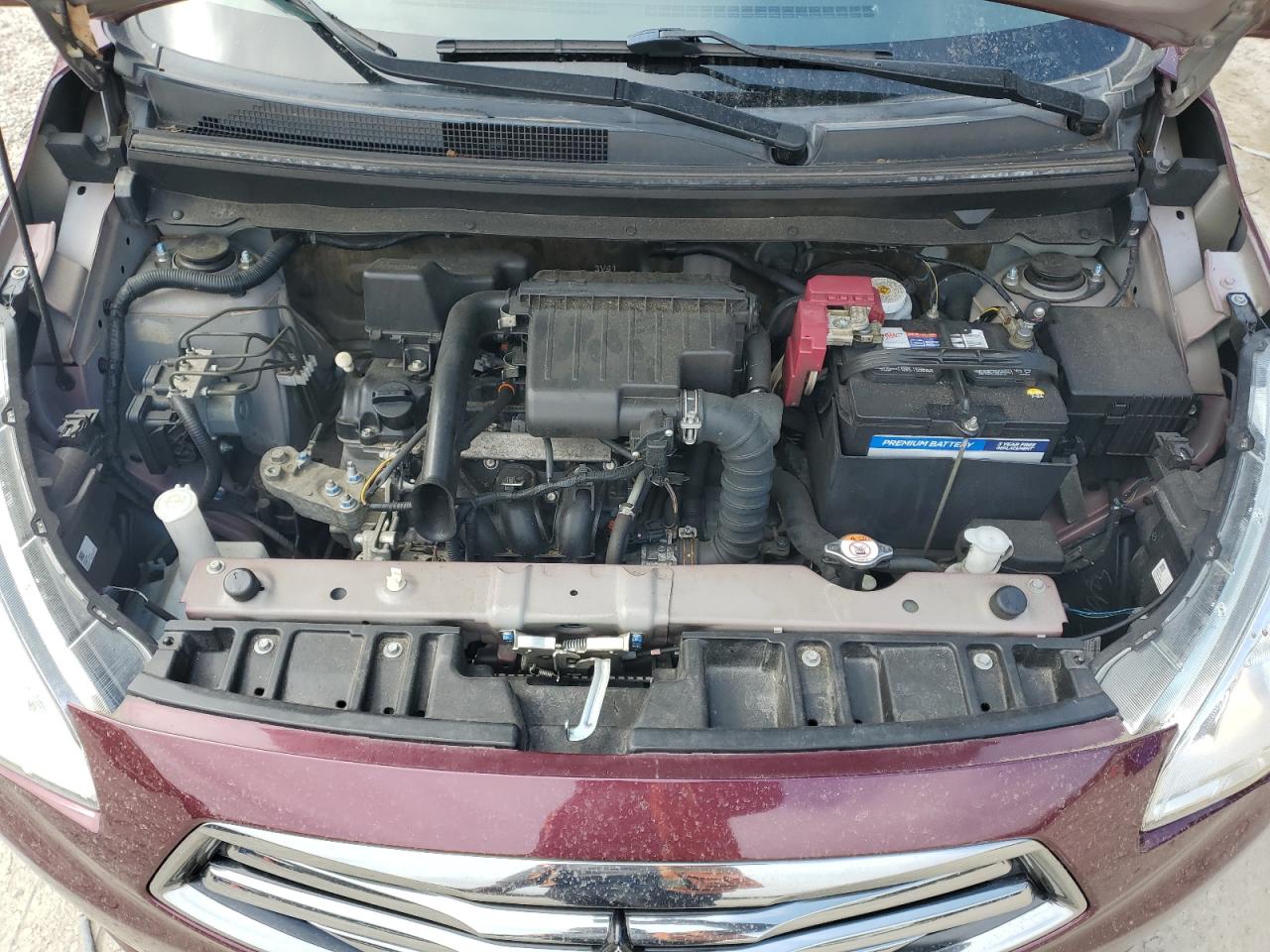 2019 Mitsubishi Mirage VIN ML32F3FJ5KHF11609 Copart auction photo, rear end damage thumbnail 12