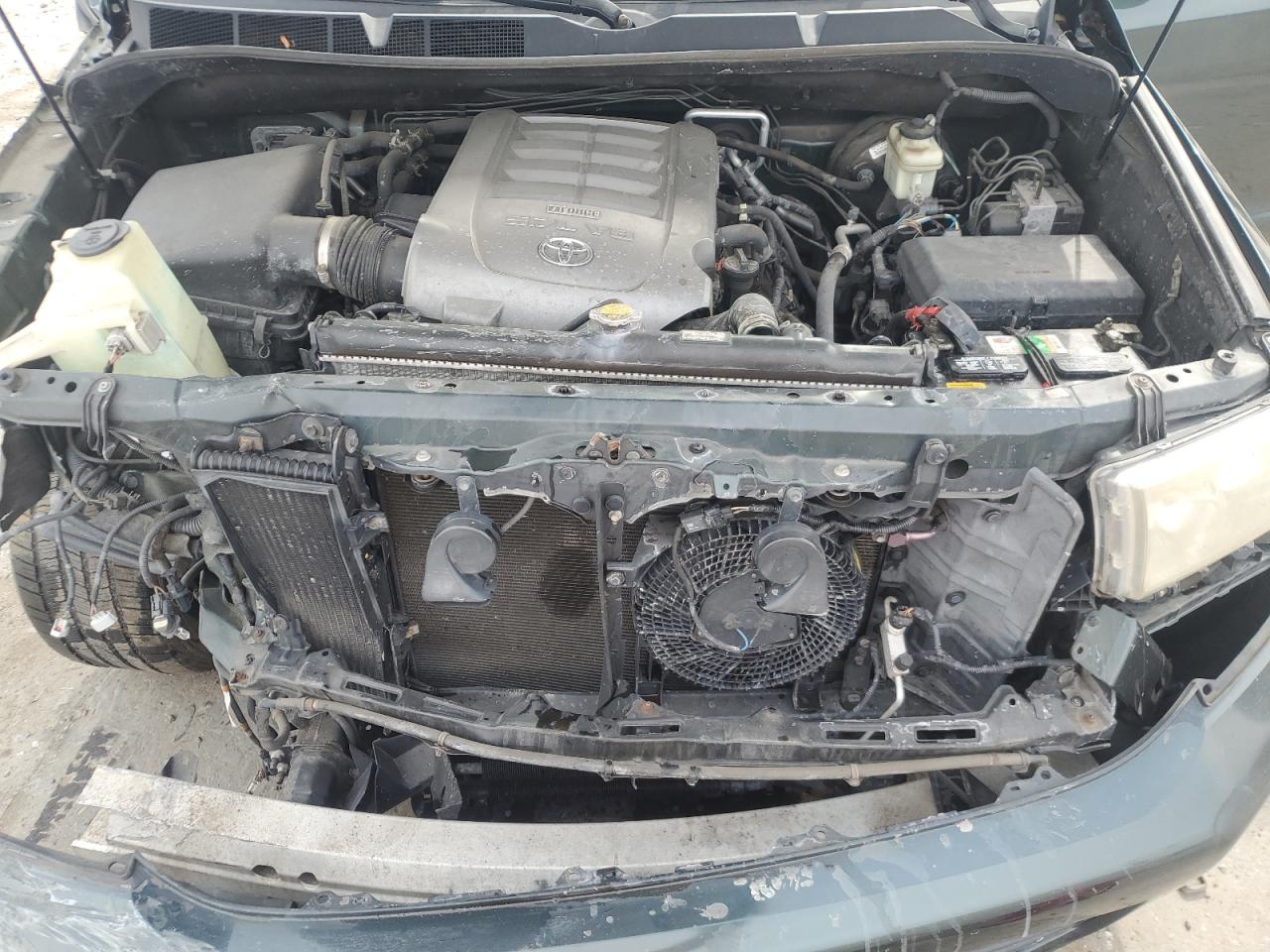 2008 Toyota Sequoia VIN 5TDBY68A48S007026 Copart auction photo, front end / side damage thumbnail 13