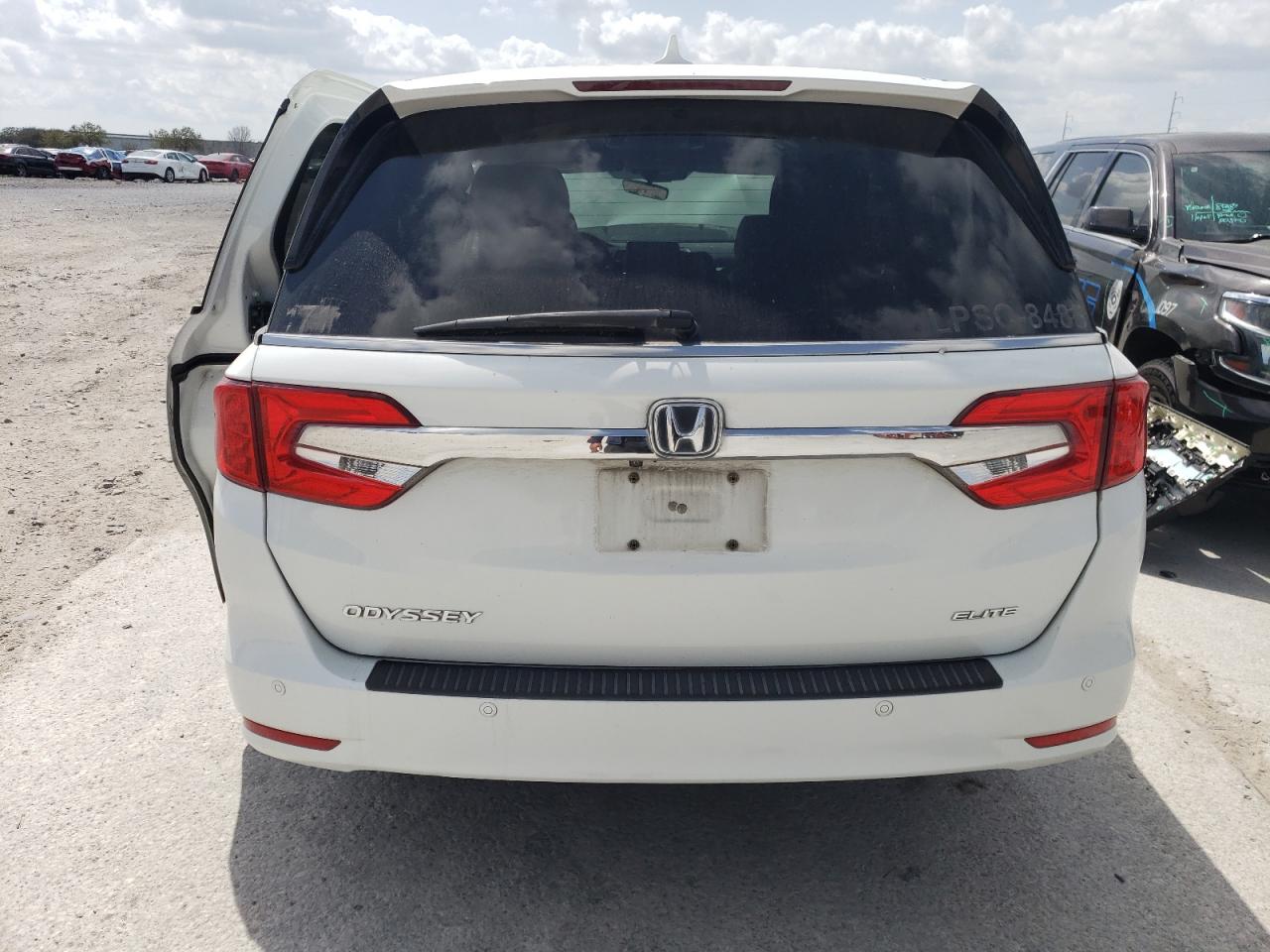 2020 Honda Odyssey VIN 5FNRL6H95LB012171 Copart auction photo, side / front end damage thumbnail 6