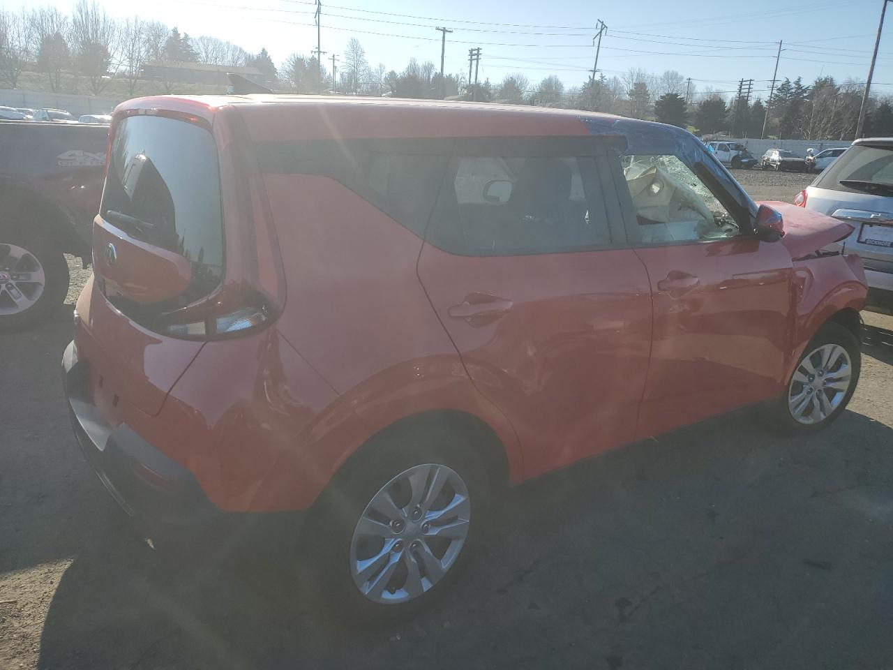 2020 KIA Soul VIN KNDJ23AU1L7732196 Copart auction photo, front end damage thumbnail 3