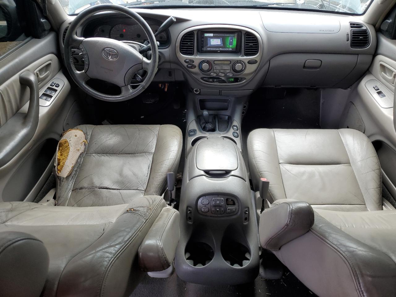 2004 Toyota Sequoia VIN 5TDBT48A74S224597 Copart auction photo, undercarriage / front end damage thumbnail 8