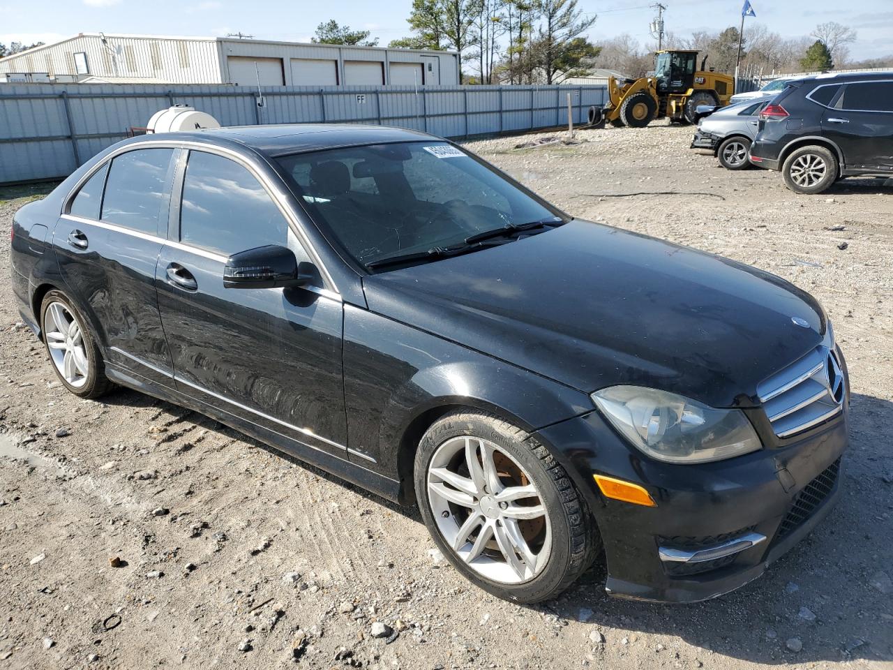 2013 Mercedes-Benz C-klasse VIN WDDGF4HB1DR271540 Copart auction photo, side damage thumbnail 4