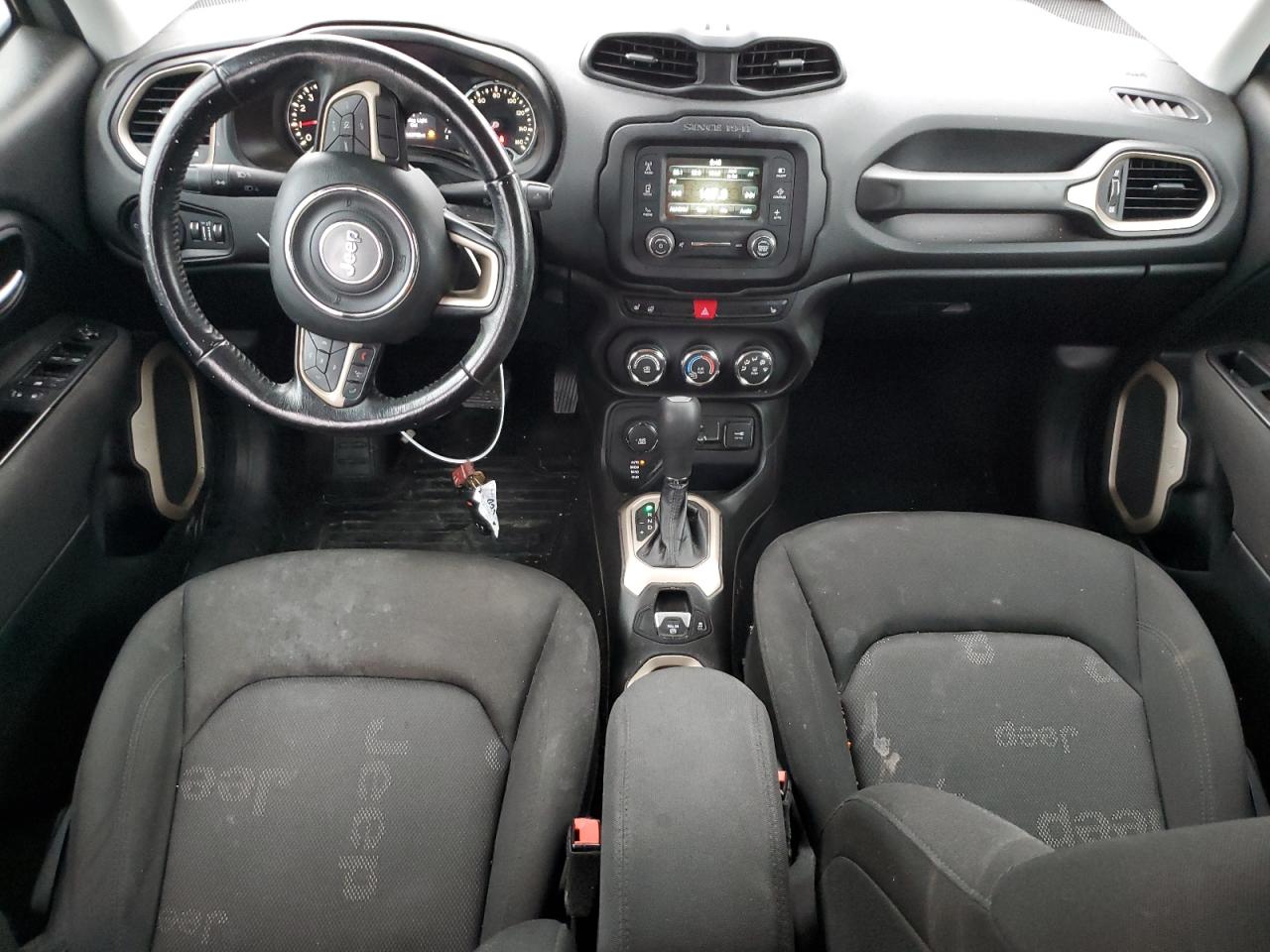 2017 Jeep Renegade VIN ZACCJBBB5HPF58484 Copart auction photo, rear end / front end damage thumbnail 8