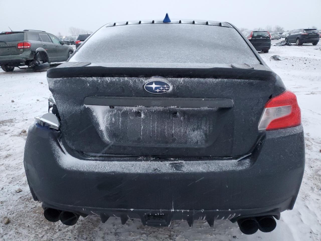 2018 Subaru WRX VIN JF1VA1C62J9813349 Copart auction photo, front end / rear end damage thumbnail 6