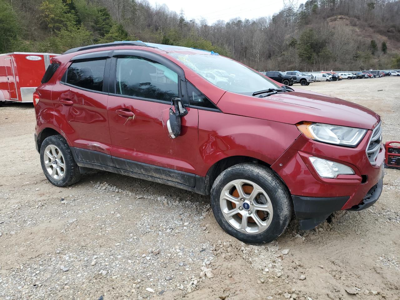 2018 Ford EcoSport VIN MAJ6P1UL1JC213626 Copart auction photo, rollover damage thumbnail 4