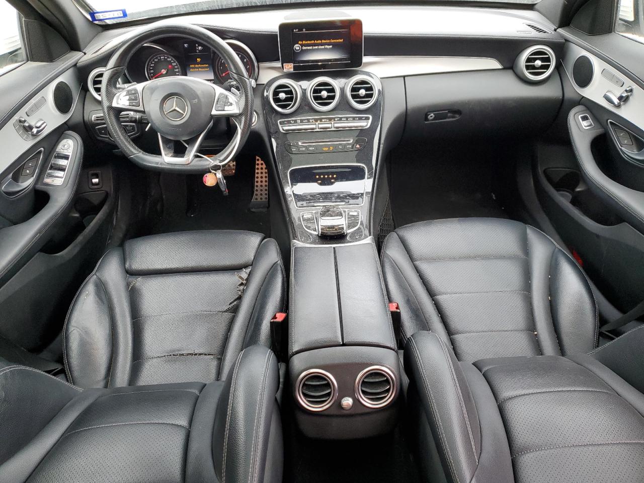 2015 Mercedes-Benz C-klasse VIN 55SWF4JB2FU077736 Copart auction photo, front end / rear end damage thumbnail 8