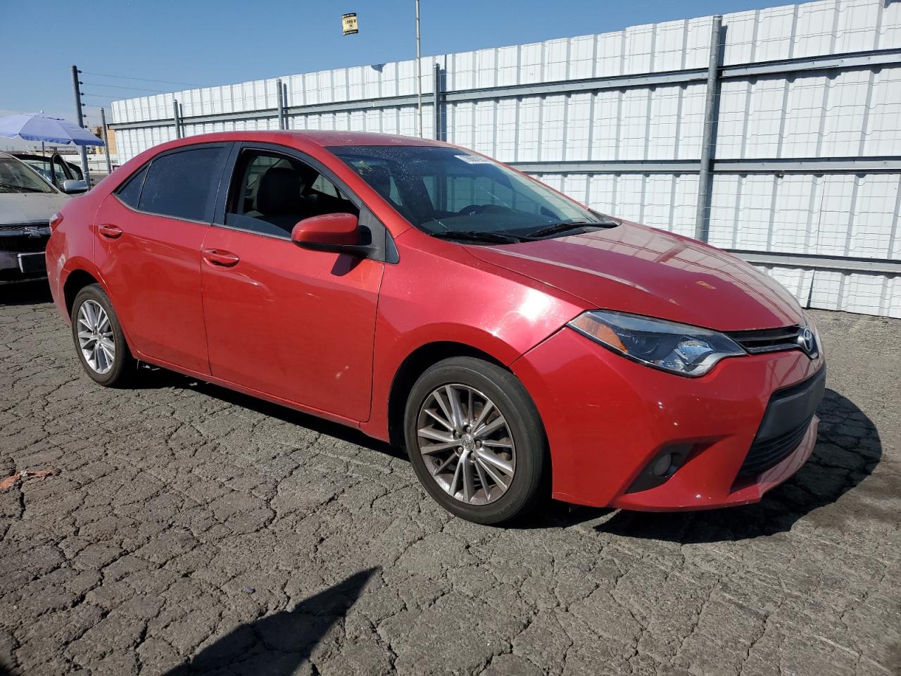 2015 Toyota Corolla VIN 5YFBURHE6FP353827 Copart auction photo, front end damage thumbnail 4