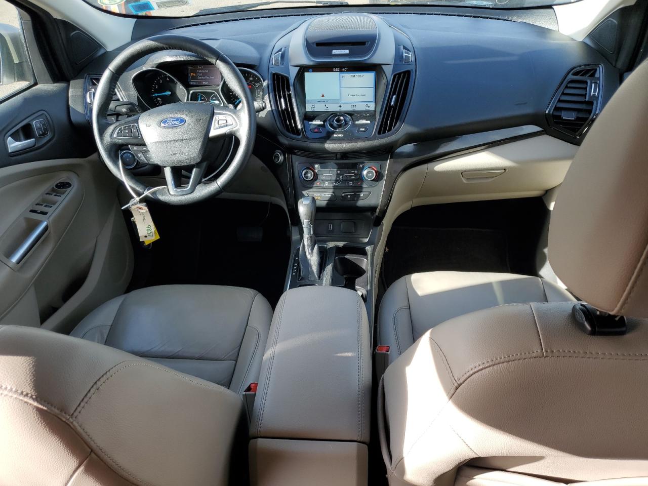 2017 Ford Escape VIN 1FMCU9J98HUF00541 Copart auction photo, front end / minor dent/scratches damage thumbnail 8