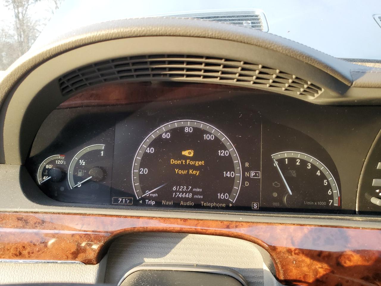 2009 Mercedes-Benz S-klasse VIN WDDNG71X89A244496 Copart auction photo, mechanical damage thumbnail 9