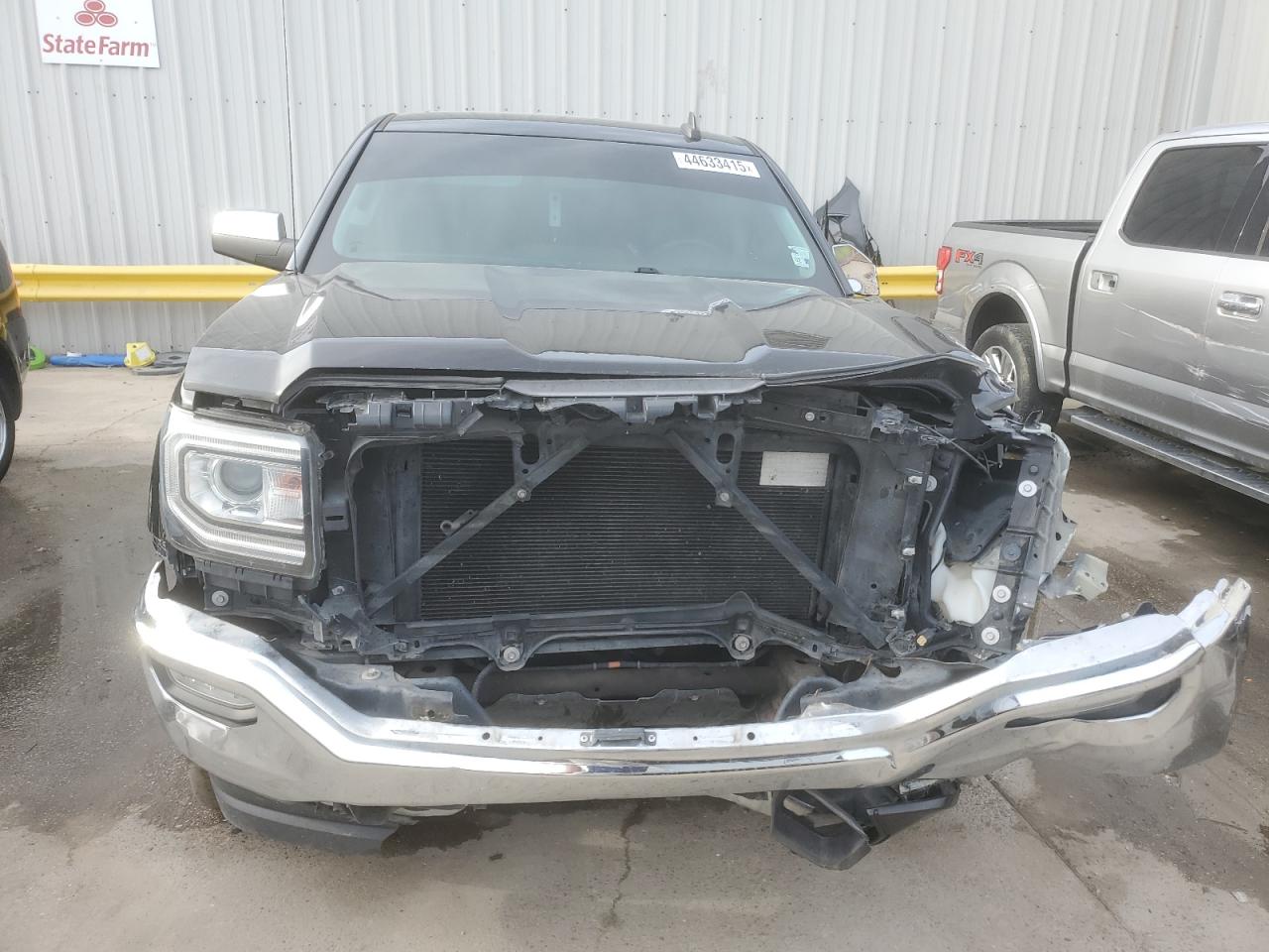 2018 GMC Sierra VIN 3GTU2NEC6JG419656 Copart auction photo, side / front end damage thumbnail 5