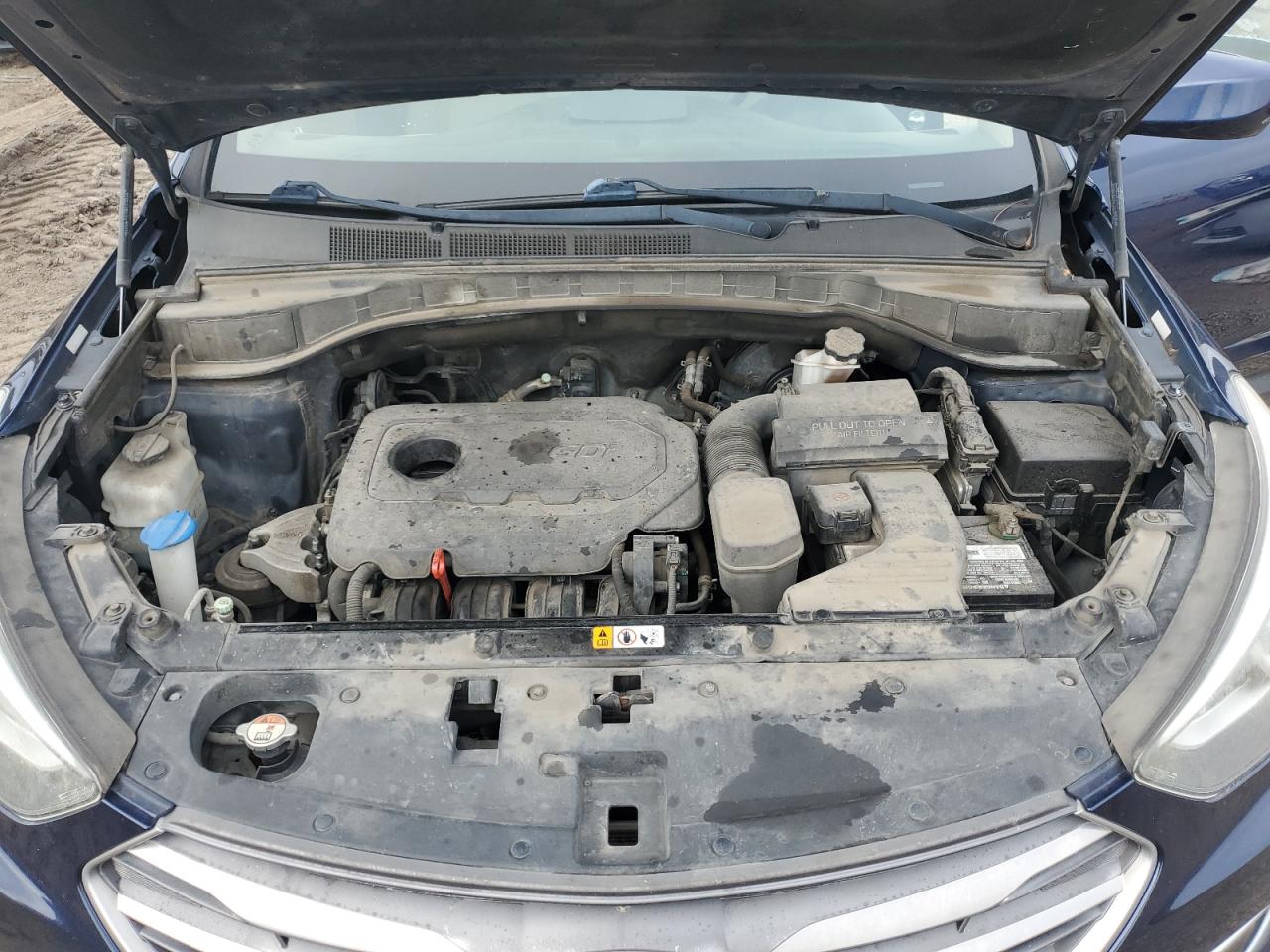 2018 Hyundai Santa Fe VIN 5XYZT3LBXJG561220 Copart auction photo, side / minor dent/scratches damage thumbnail 11