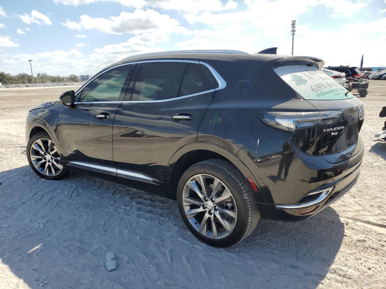 2021 Buick Envision VIN LRBFZRR40MD120467 Copart auction photo, front end / side damage thumbnail 2