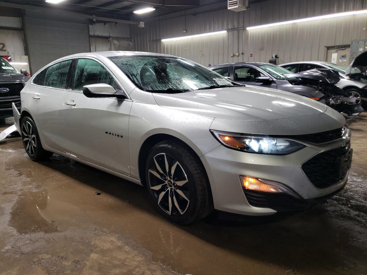 2021 Chevrolet Malibu VIN 1G1ZG5ST3MF042326 Copart auction photo, rear end / side damage thumbnail 4