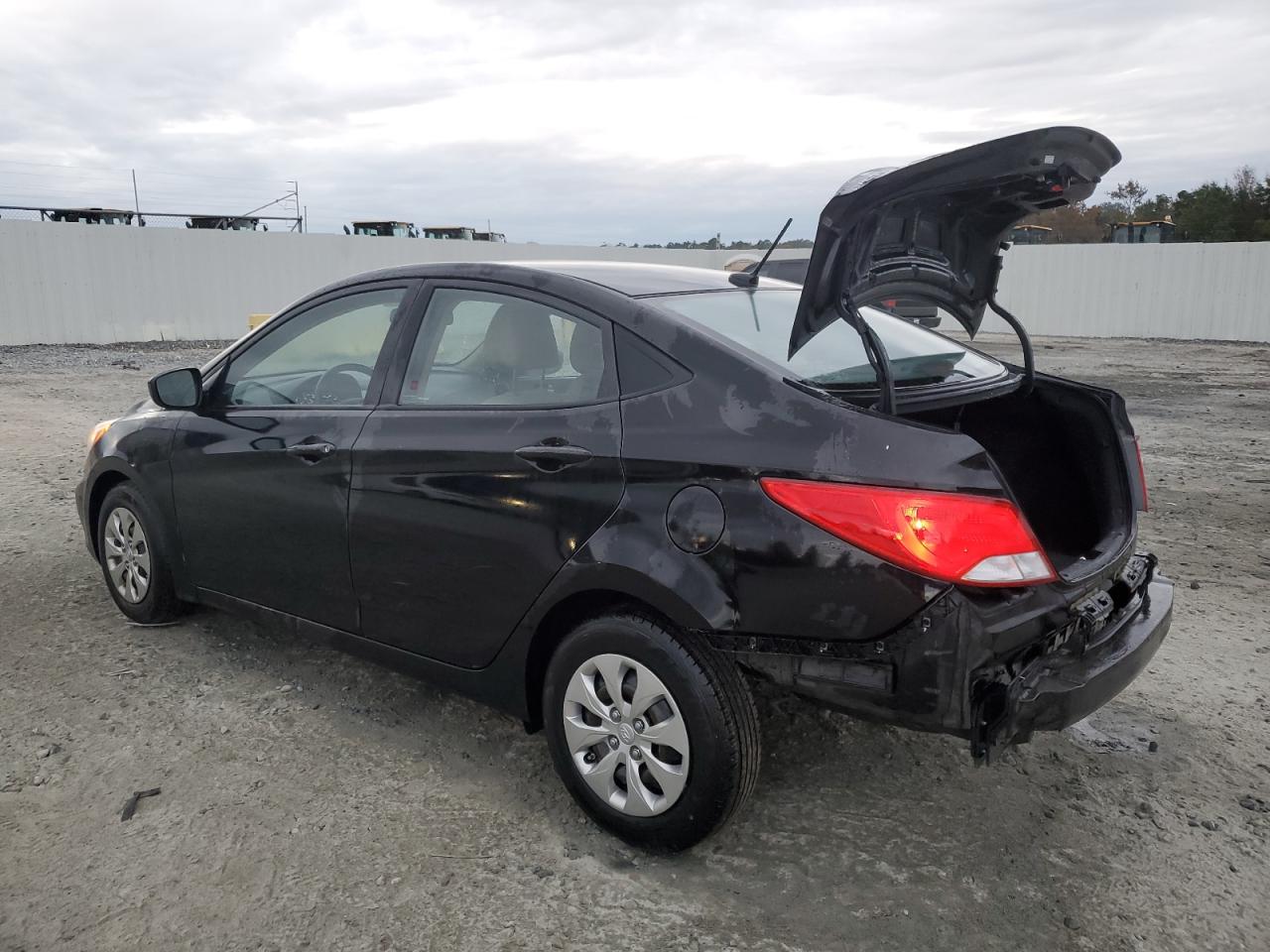 2016 Hyundai Accent VIN KMHCT4AE4GU121036 Copart auction photo, rear end damage thumbnail 2