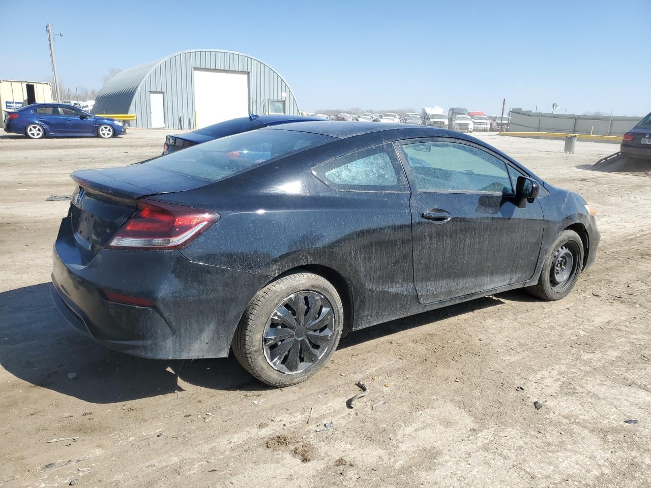 2015 Honda Civic VIN 2HGFG3B88FH528675 Copart auction photo, rear end / front end damage thumbnail 3