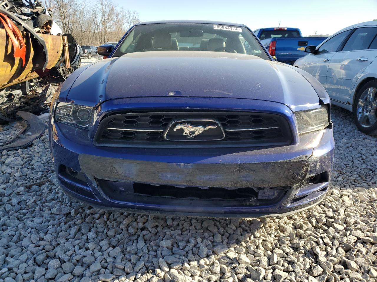 2013 Ford Mustang VIN 1ZVBP8AM9D5257071 Copart auction photo, side damage thumbnail 5