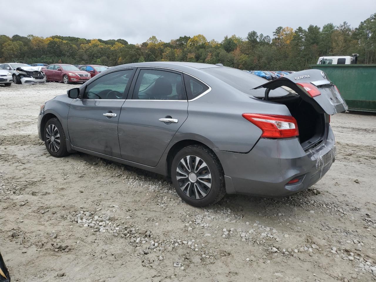2017 Nissan Sentra VIN 3N1AB7AP2HL722185 Copart auction photo, front end / side damage thumbnail 2