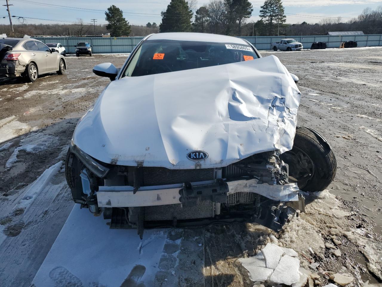 2021 KIA K5 VIN 5XXG14J2XMG042764 Copart auction photo, front end / minor dent/scratches damage thumbnail 5
