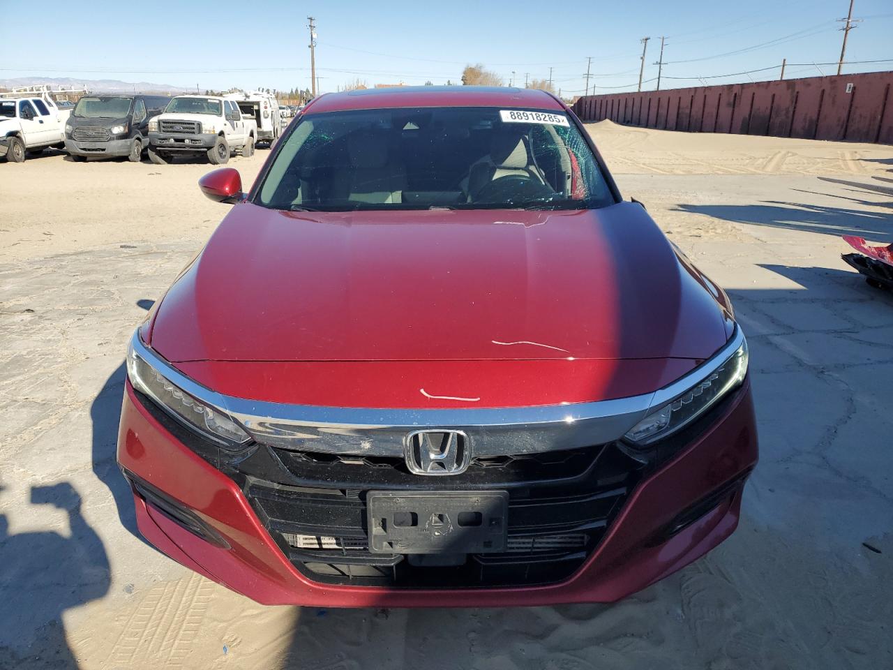2020 Honda Accord VIN 1HGCV1F45LA017231 Copart auction photo, side / front end damage thumbnail 5