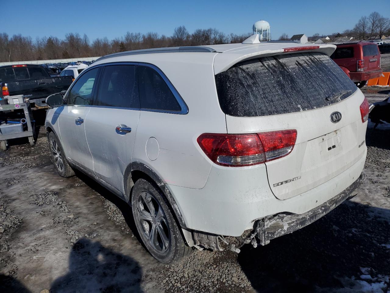 2016 KIA Sorento VIN 5XYPHDA16GG047107 Copart auction photo, front end / rear end damage thumbnail 2