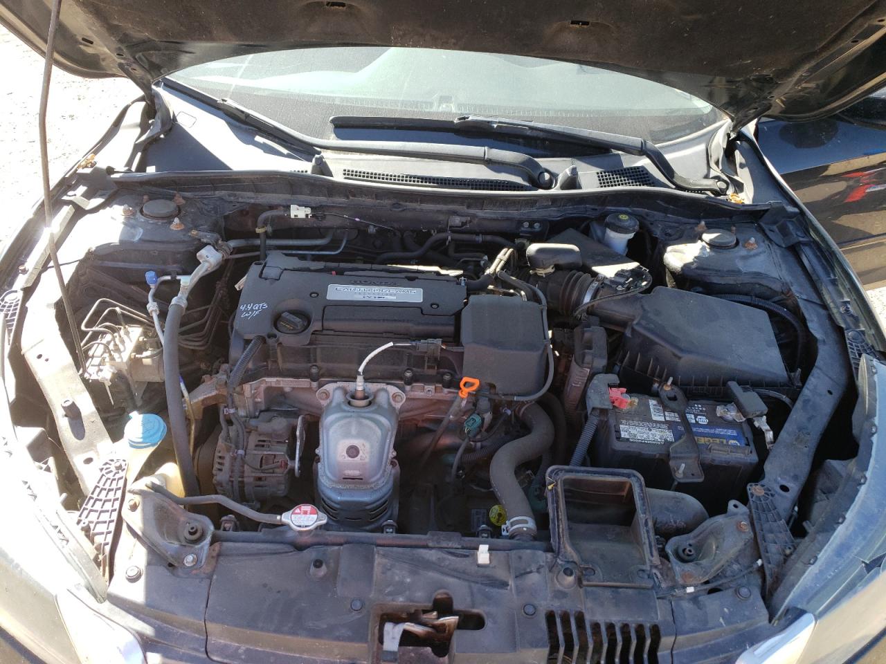 2015 Honda Accord VIN 1HGCR2F3XFA053048 Copart auction photo, front end / vandalism damage thumbnail 11
