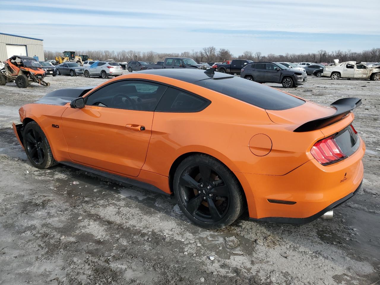 2021 Ford Mustang VIN 1FA6P8CF2M5105030 Copart auction photo, all over damage thumbnail 2